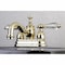 Kingston Brass KS7102WLL 4" Centerset Bathroom Faucet, Polished Brass KS7102WLL - alternate 2